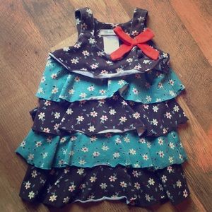 4T Bonnie Jean Floral Ruffle Dress 👗
